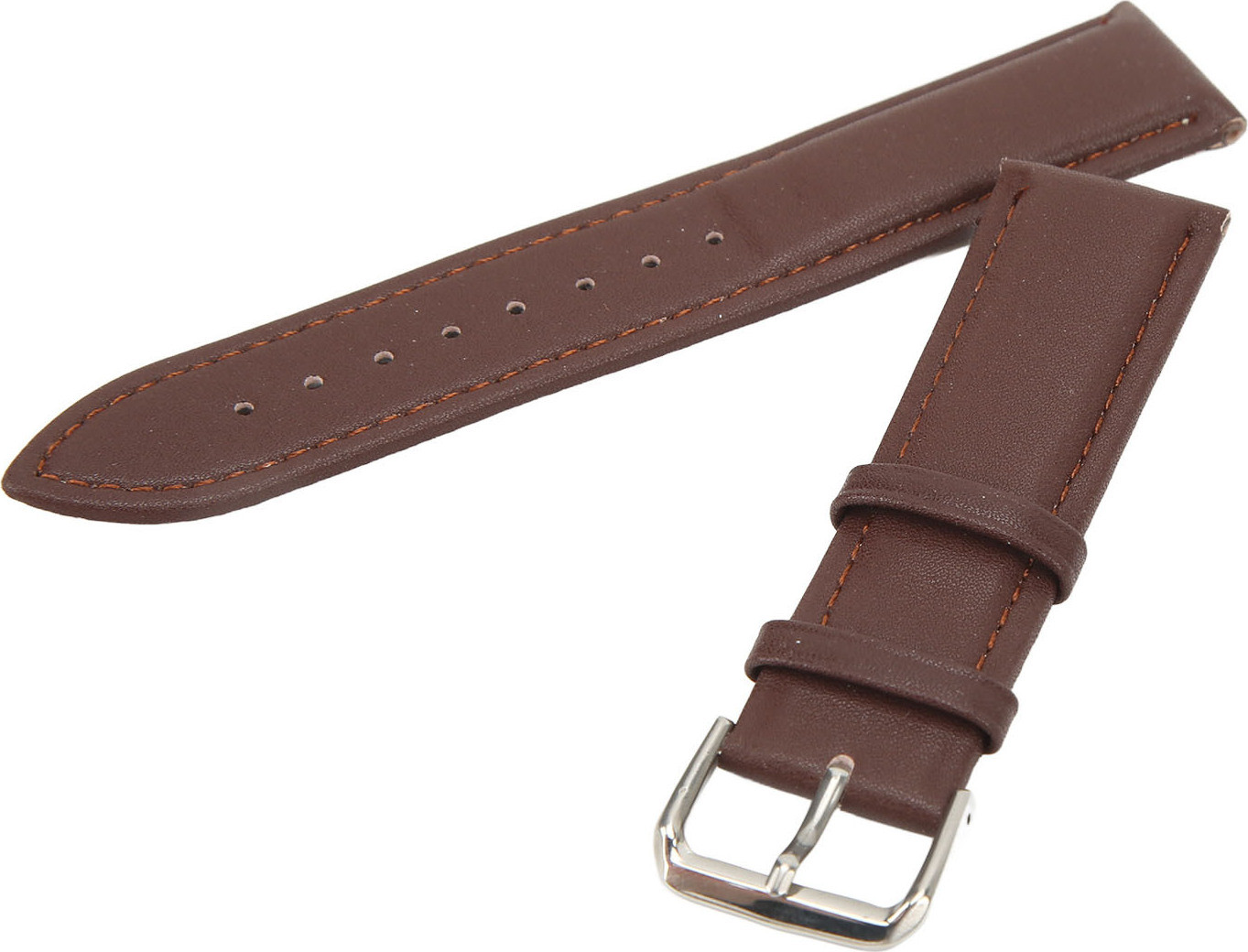 Gistuch Smartwatch-band bruin rundleer 20mm voor Huawei Watch GT2 GT3 GT3 Pro