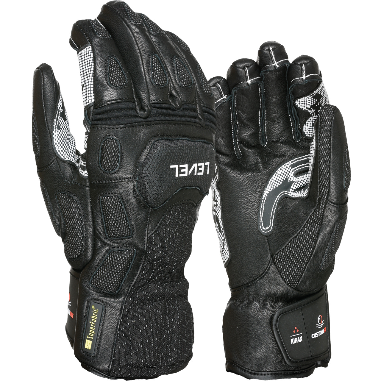 Level Rennhandschuh SQ CF black - 8,0