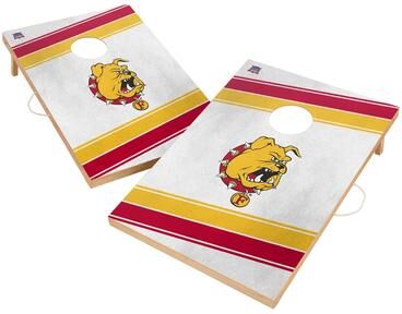 Skip's Garage Ferris State University Bulldogs Regulation 2x4 Cornhole Set