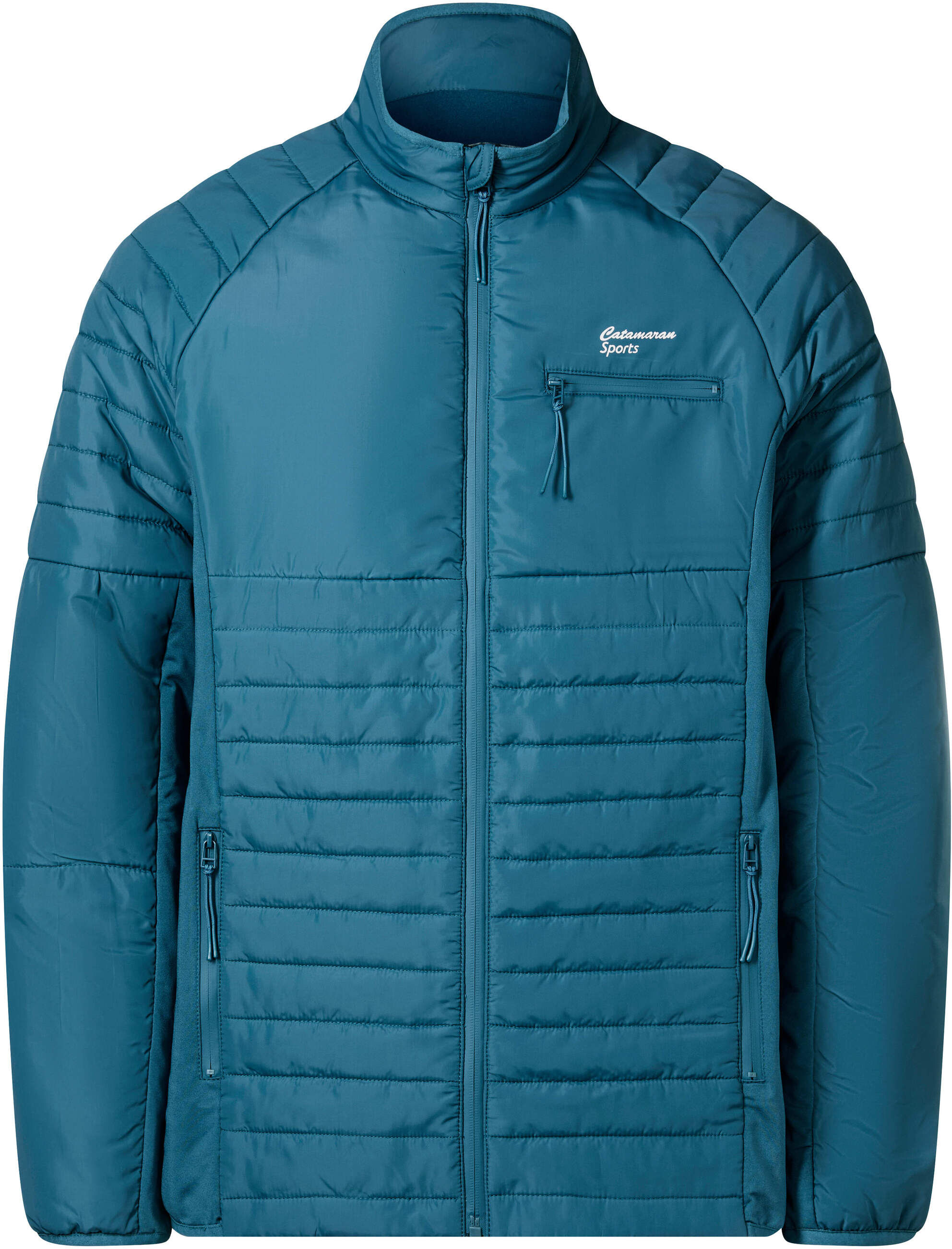 Funktionsjacke WITT "Steppjacke Steppjacke mit Innentaschen", Herren, Gr. 56, blau (topas), Web, Stoff, , Basic, Jacken Funktionsjacke