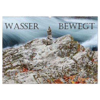 Wasser bewegt - Wasserfälle und Stromschnellen (Wandkalender 2027 DIN A2 quer), CALVENDO Monatskalender