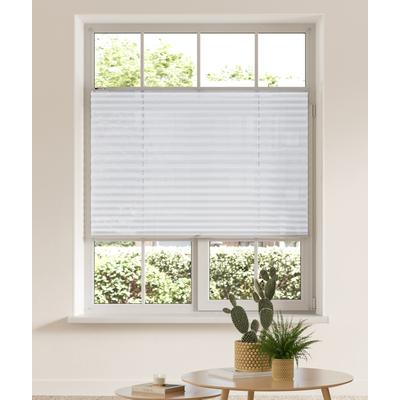 Plissee OTTO HOME "LAHOLM" Gr. 1, weiß, B:40cm H:130cm, Plissees, Fixmaß, Bestseller mit über 3500 4,5-Sterne-Bewertungen, Klemmträger, Topseller