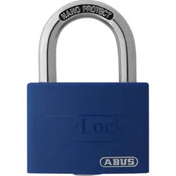 AV-Vorhangschloss T65AL/40, Aluminium leicht massiv blau