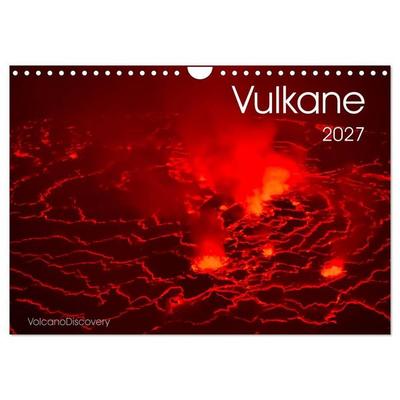 Vulkane 2027 (Wandkalender 2027 DIN A4 quer), CALVENDO Monatskalender