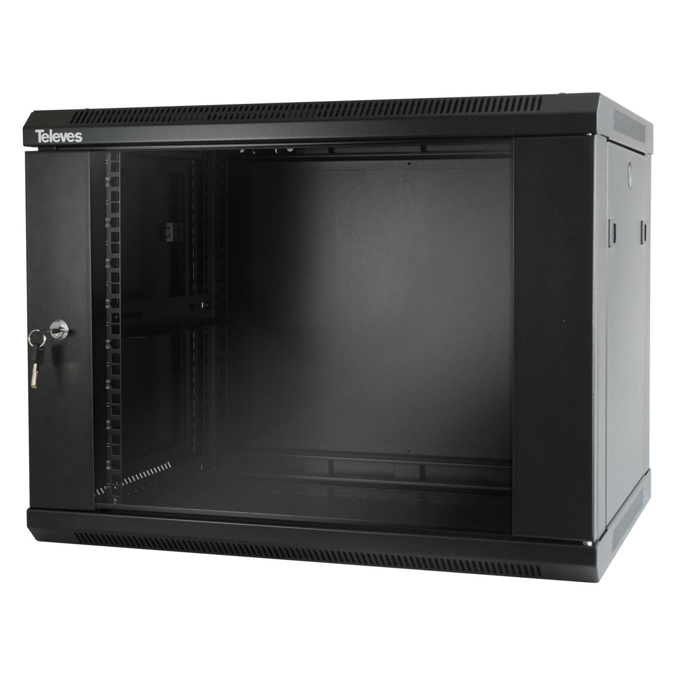 Televes TELE Montageschrank (8 HE, 19 Zoll Rack) (533108)