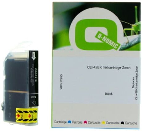 Q-Nomic CLI-42BK Cartucho de tinta negro