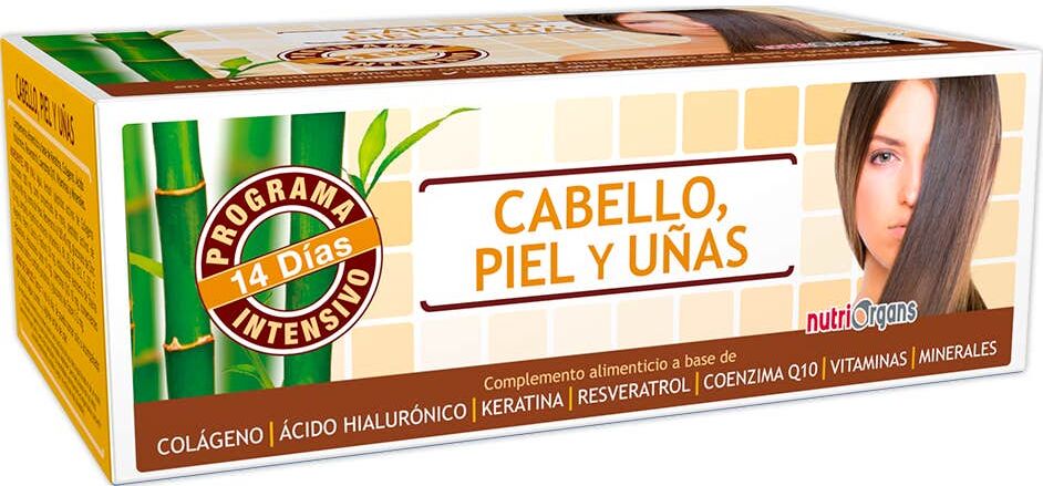 TONGIL Nutriorgans Cabello, Piel y Uñas 14viales