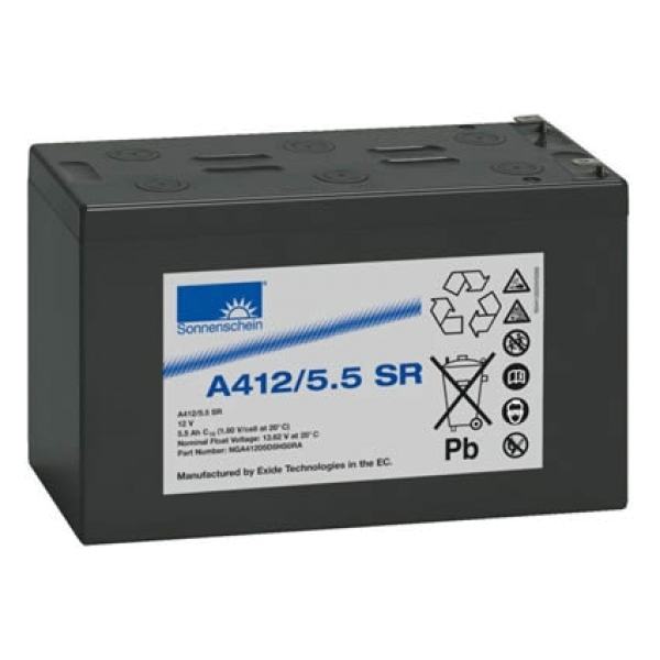 Exide Sonnenschein A412/5,5 SR 12V 5,5Ah dryfit Blei-Gel-Akku