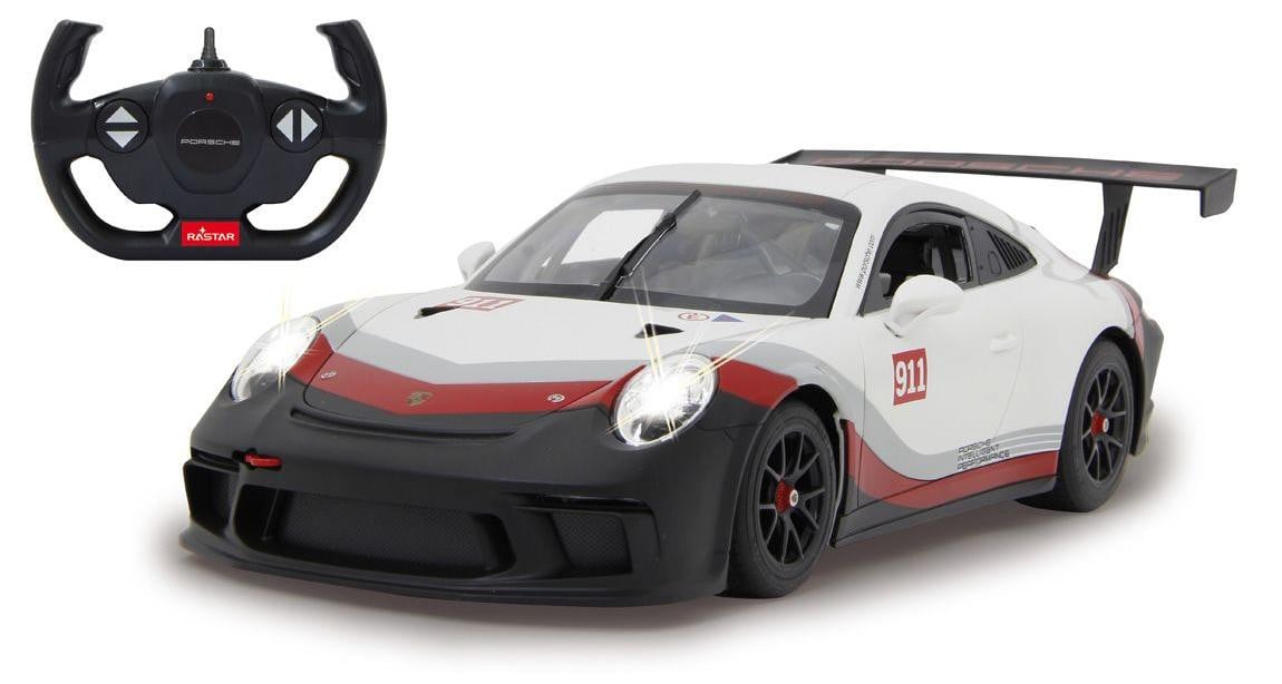 Jamara Germany Porsche 911 GT3 Cup schaalmodel 1:14 wit 27MHz