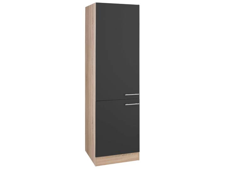 Hochschrank OPTIFIT Kalmar , grau (anthrazit), B:60cm H:207cm T:57cm, Schränke, Hochschrank