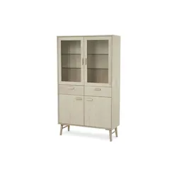 Furnhouse Vitrine   ¦ holzfarben ¦ Maße (cm): B: 110 H: 187