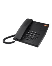 Alcatel Temporis 180 Analog / DECT Schwarz 2 Klingeltöne Wahlwiederholung Stummtaste Tone / Pulse (ATL1407501)