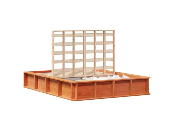 PUGYNBK Bettgestell aus Kiefernholz, 140 x 190 cm Massive, rechteckige Basis, modernes Design, Verwendung im Innenbereich, einfache Reinigung