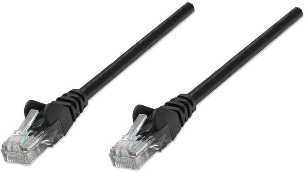 Intellinet Cat6 U/UTP Network Patch Cable, 5m (14ft), Black (343350)