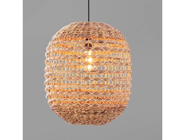 Suspension Bola type C Ø 42cm Marron/Marron jacinthe d’eau LED E27