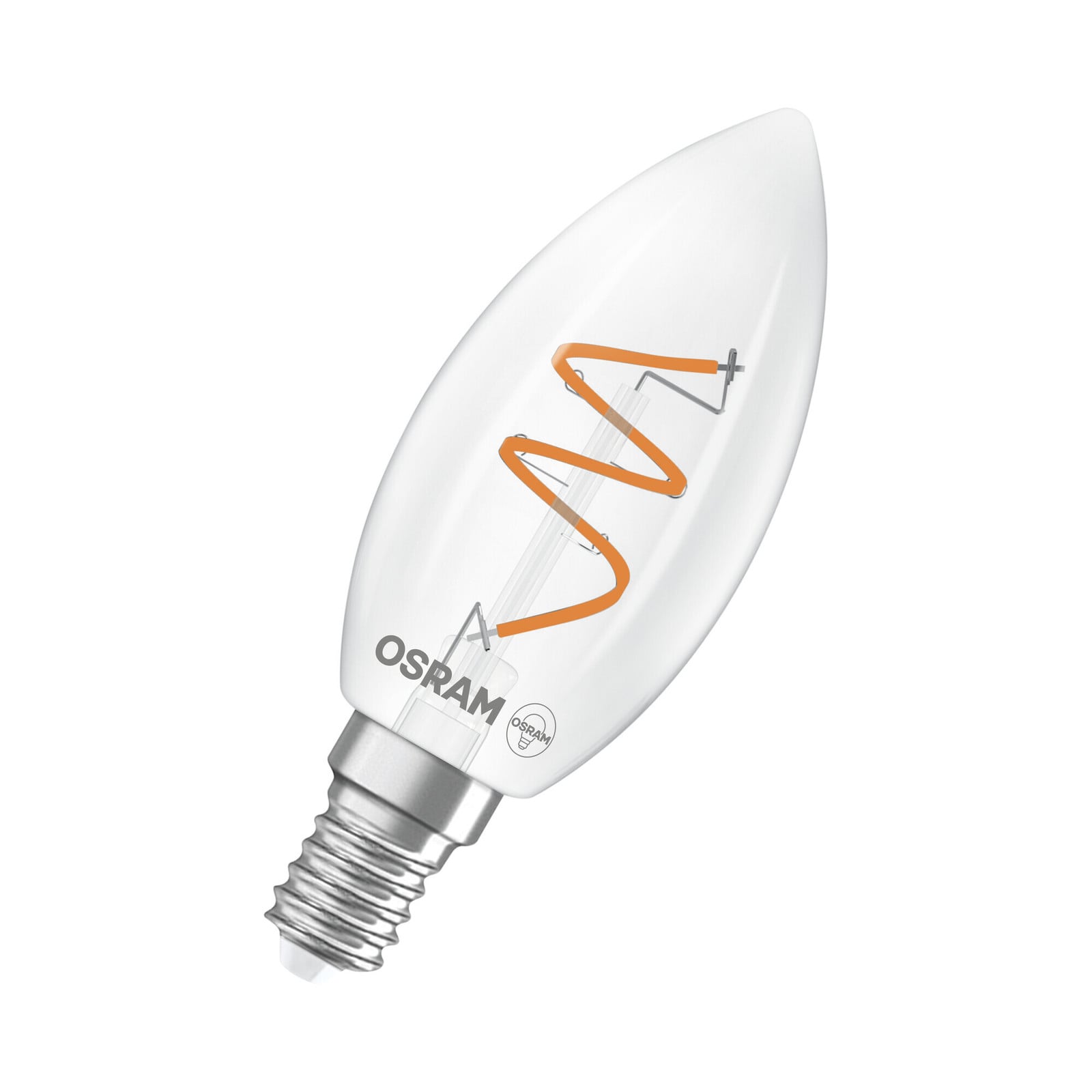 Osram Vintage 1906 Classic LED-lamp Mini-kaars E14 Warmwit Dimbare Lichtopbrengst 300 lm Diameter: 35 mm