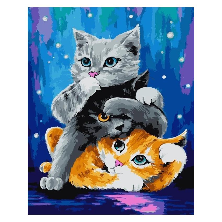 Koh-i-Noor Malen nach Zahlen 40x50 Katzen (58222676)