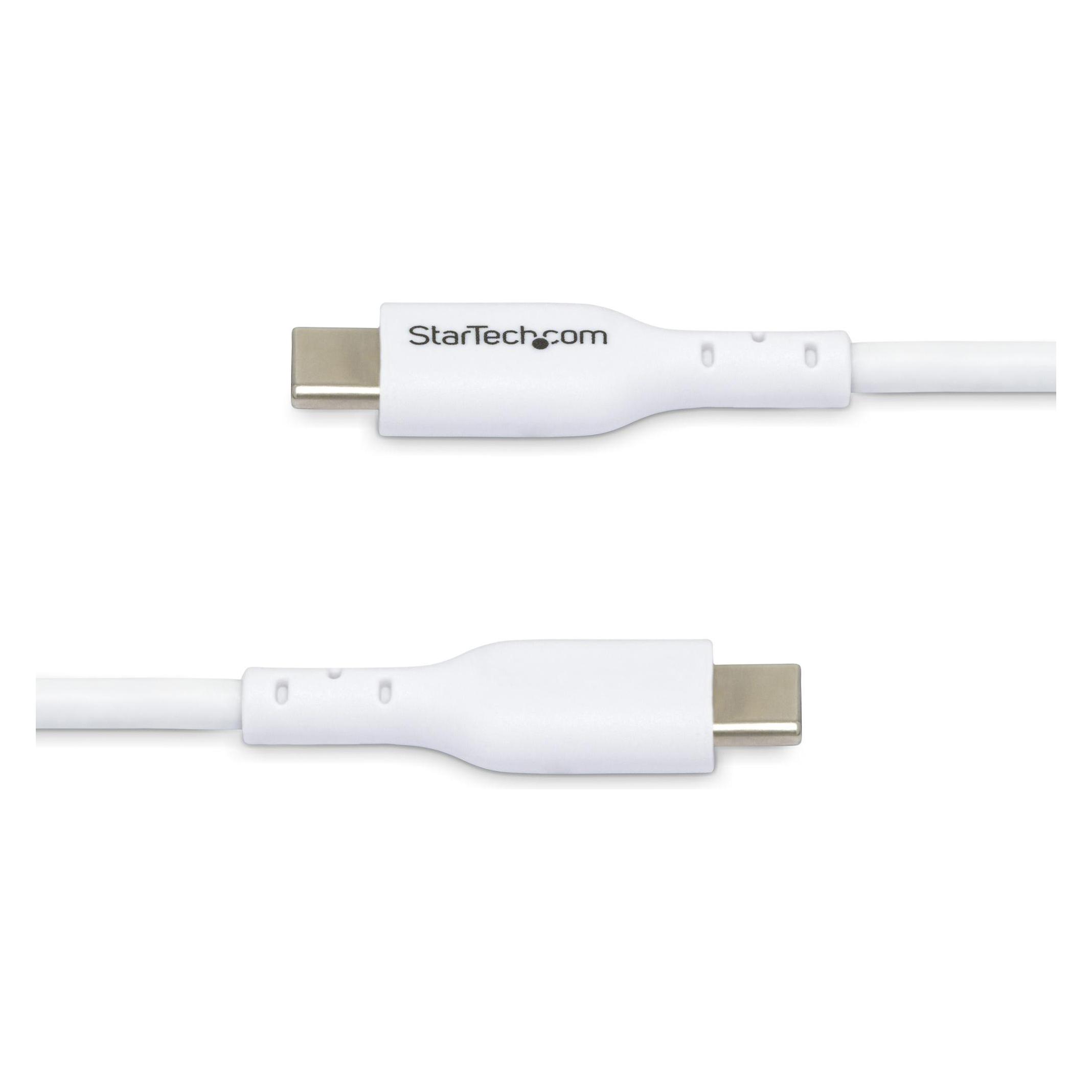 StarTech Cable USB-C Charging 3m White (3 m, USB 2.0, 60 W) (USB2CC3MWHE)