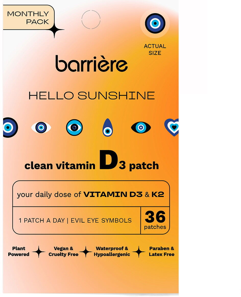 barrière HELLO SUNSHINE Vitamin D3 Patch Evil Eye Symbols (36 Stück)