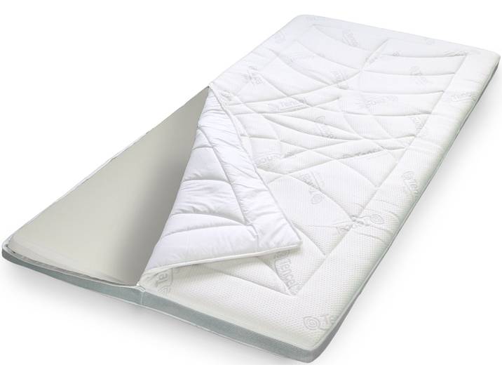 Topper STENDEBACH Topper Softtop Luxus TENCEL™ Viscoschaum , grau, B:200cm H:8cm L:200cm, Viscoschaum, Topper, ideal für drucksensitive Menschen