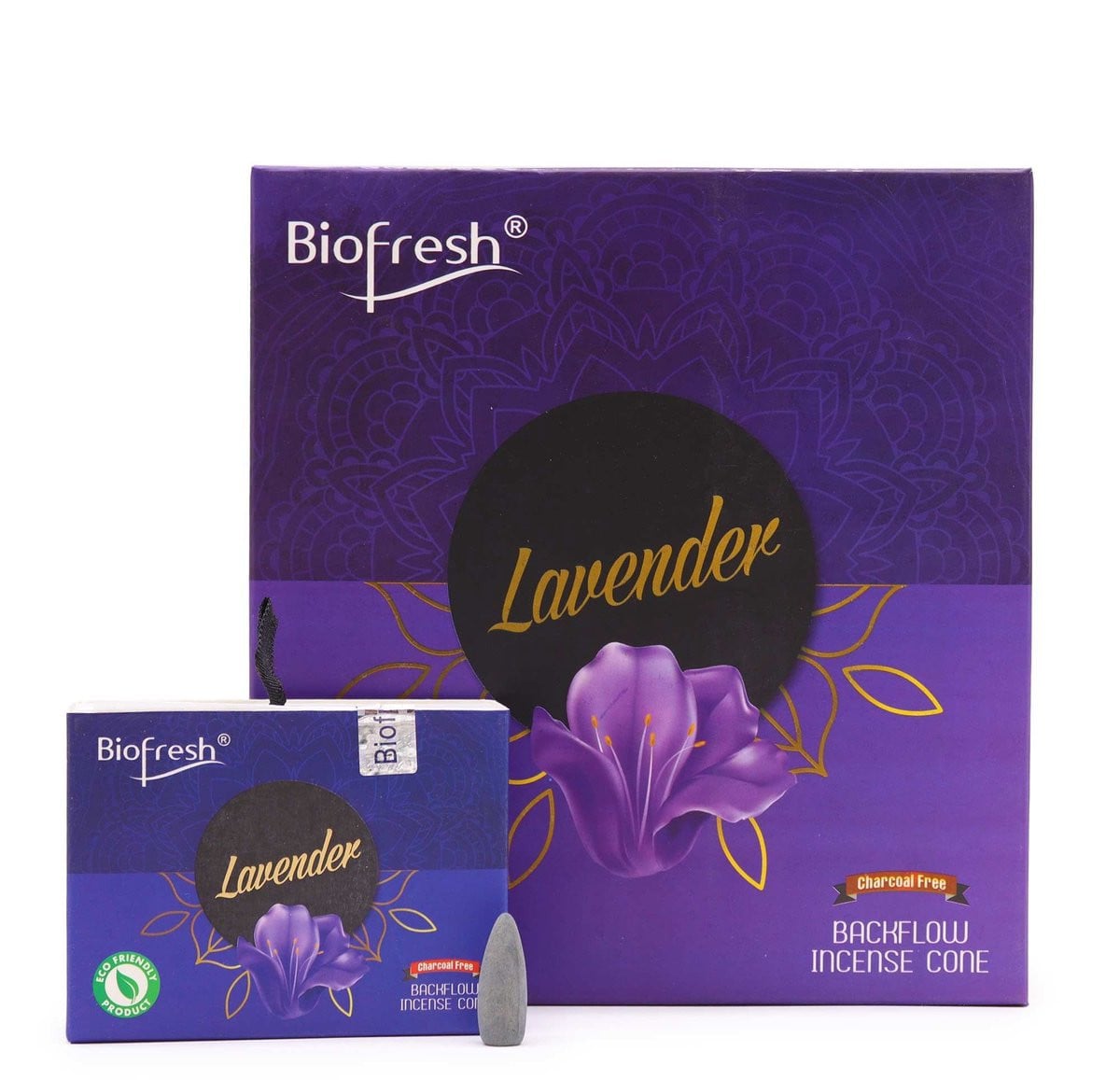 Ancient Wisdom Biofresh Backflow Wierookkegels Lavendel (40 stuks)