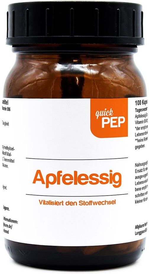 ALLPHARM Quickpep Apfelessig Kapseln
