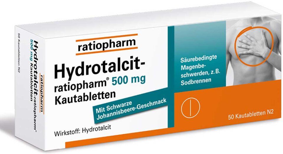 Hydrotalcit-ratiopharm® 500 mg 50stk
