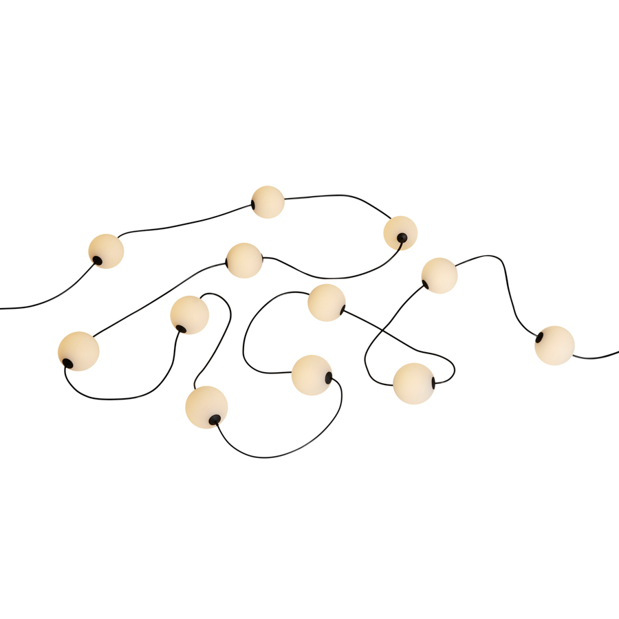 LOOM Design LED-Girlande MISS GARLAND 12 Kugeln, 9,8 Meter 870-012 5712802226872