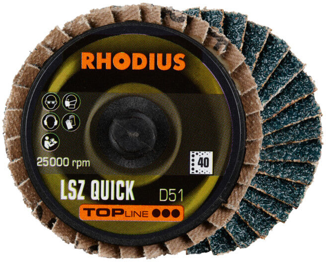 Disque à lamelles au zirconium Rhodius LSZ QUICK (303909)