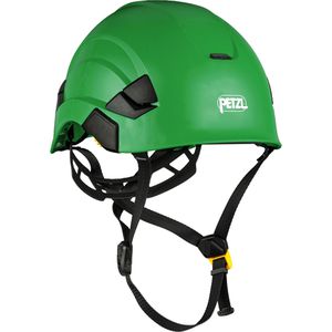 Petzl Schutzhelm Vertex, EN 397, EN 12492, EN 50365, mit 6-Punkt-System & Kinnriemen, Größe 53-63, grün