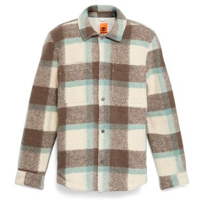 Timberland - Wool Blend Shacket - Freizeitjacke Gr XL beige