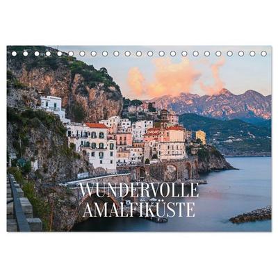 Wundervolle Amalfiküste (Tischkalender 2027 DIN A5 quer), CALVENDO Monatskalender
