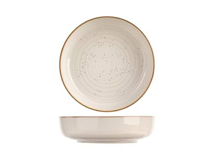 Cosy & Trendy Assiette creuse BALTIC Vanilla-Grès-D18\,5XH5CM-Lot de 6\, Vanillia