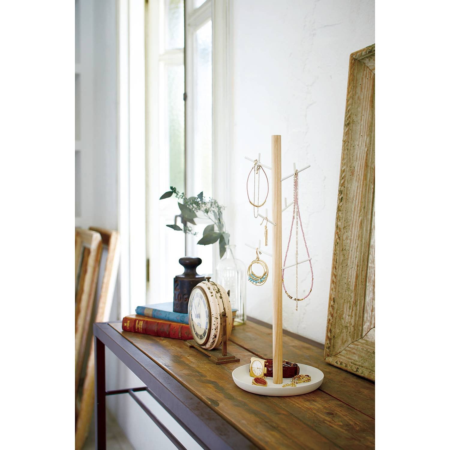 home24 Sieradenstandaard wit Ø 13 cm