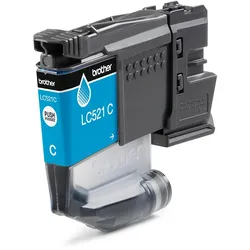Brother Original LC521C Druckerpatrone Cyan 500 Seiten