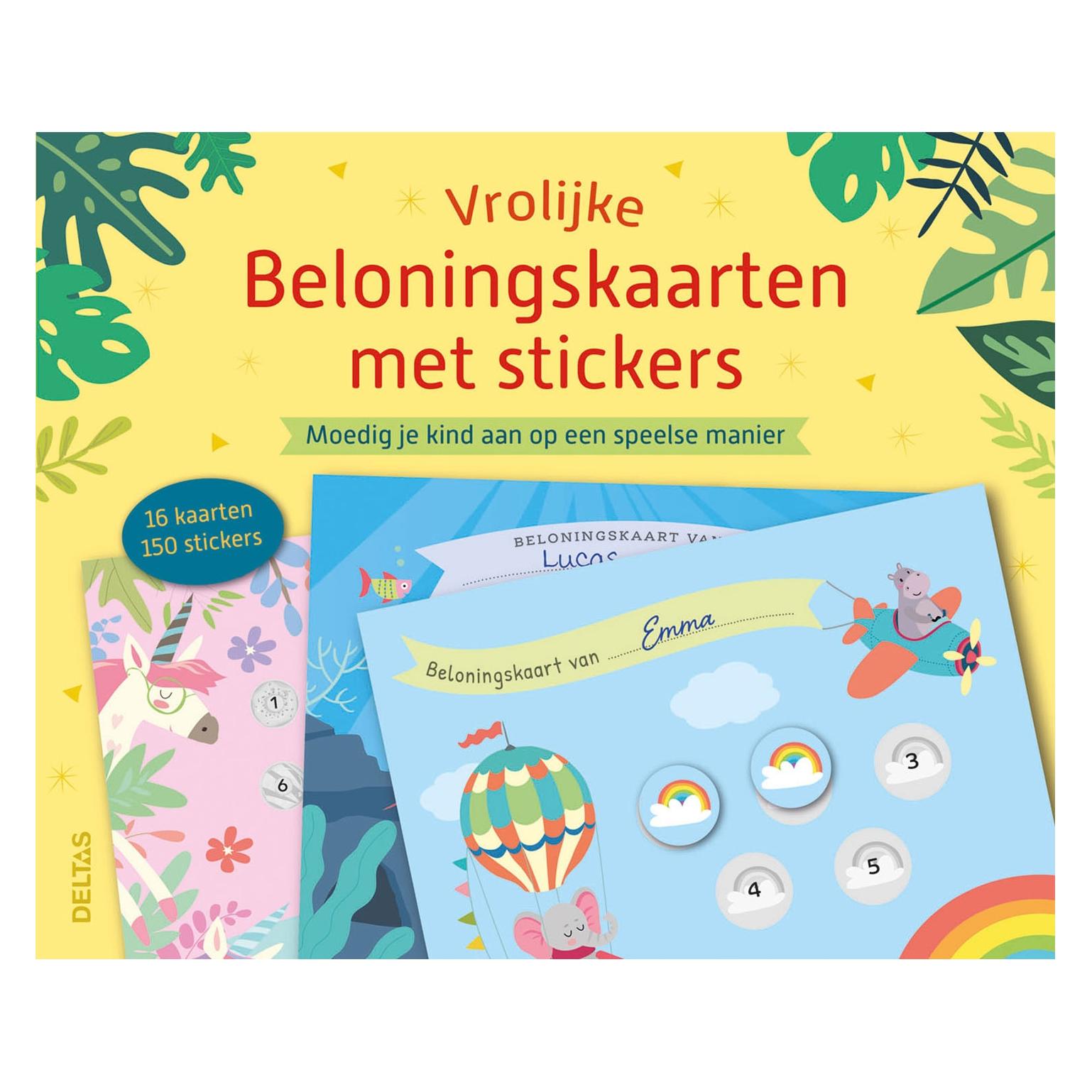 Deltas Vrolijke beloningskaarten met stickers: Moedig je kind aan op een speelse manier (53768974)