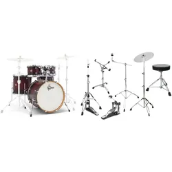 Gretsch CM1-E825-SDCB Catalina Maple Shellset Satin Deep Cherry Burst Set inkl. Hardware