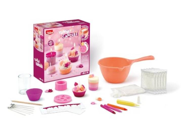 Maped - Yummy Candles - Kit DIY Bougies Gourmandes Trompe L'Œil