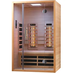 Infraworld Infrarotkabine Sunlight 120 Hemlock inkl. 5-teiligem gratis Zubehörset