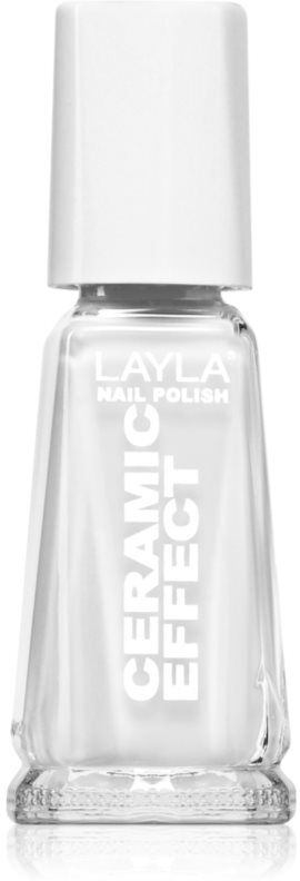 Layla Cosmetics Ceramic Effect Nail Polish shade N.36 Pure White 10 ml