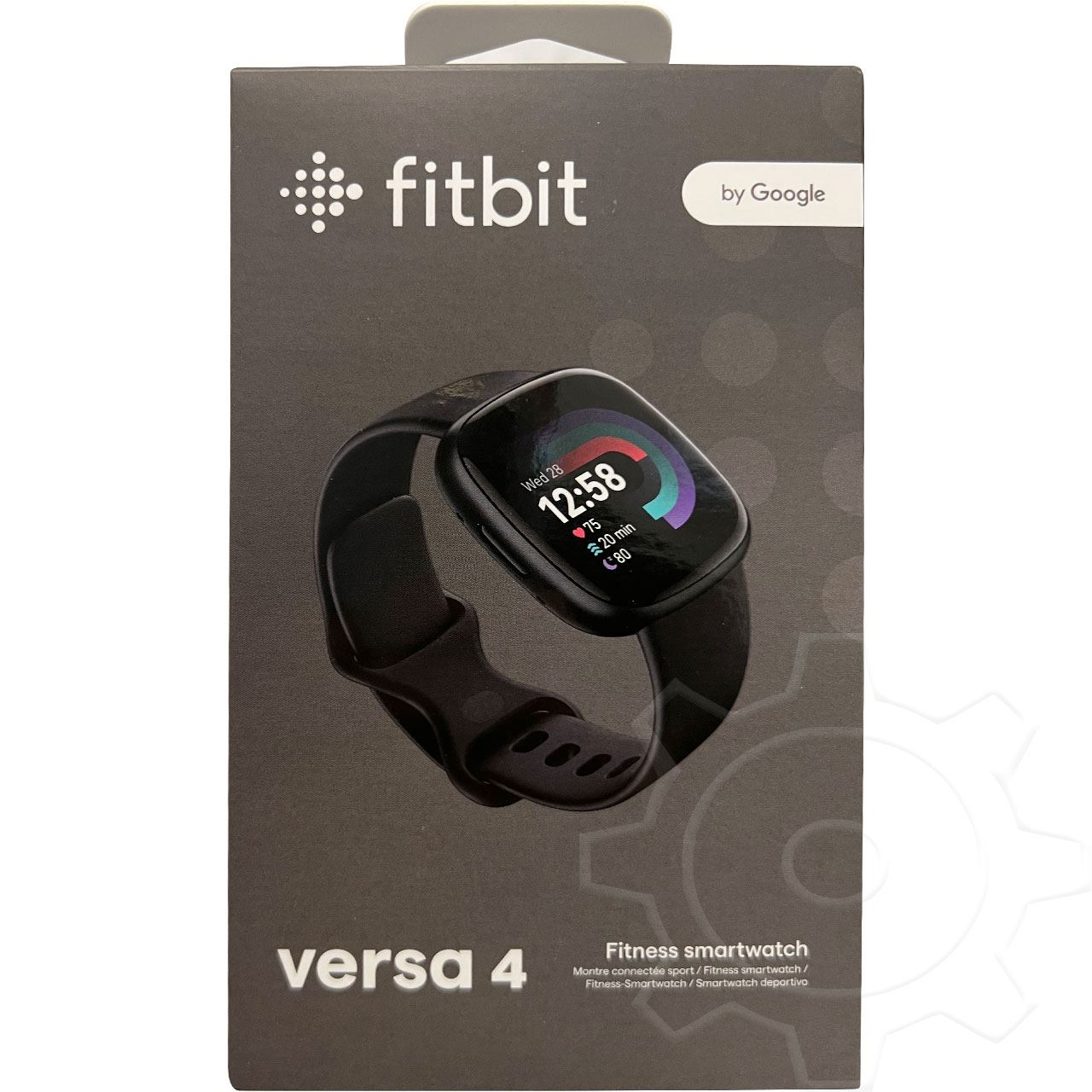 Fitbit Versa 4, black graphite