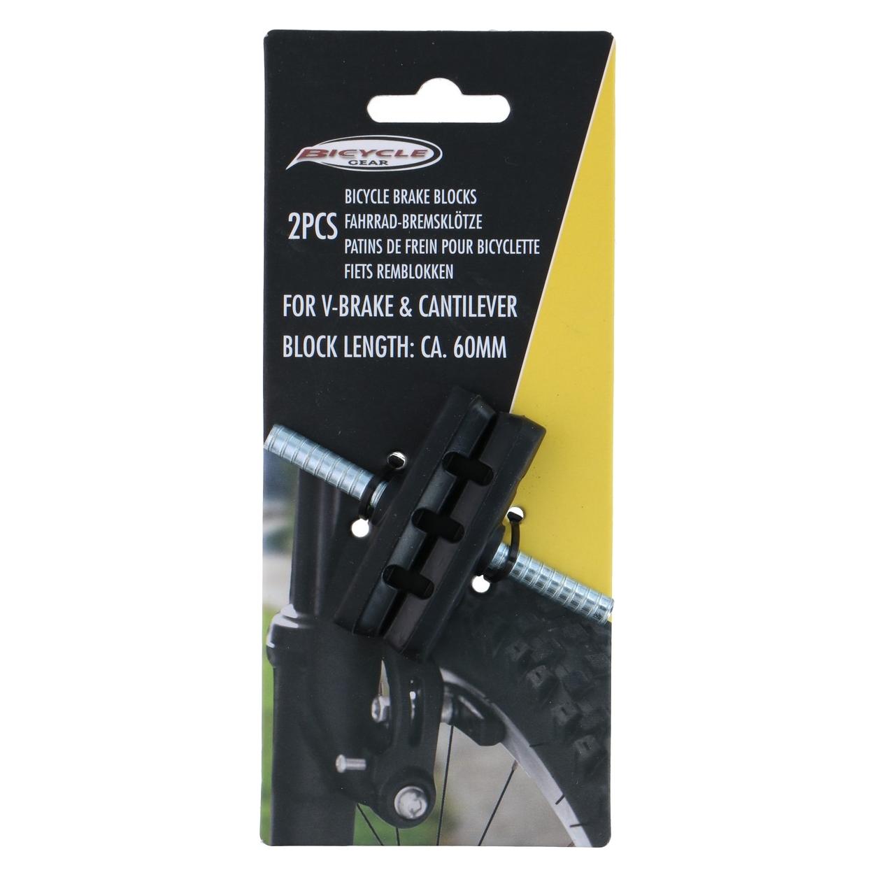 Bicycle Gear Fahrrad Bremsklötze V-Brake Cantilever 55g (35500733)