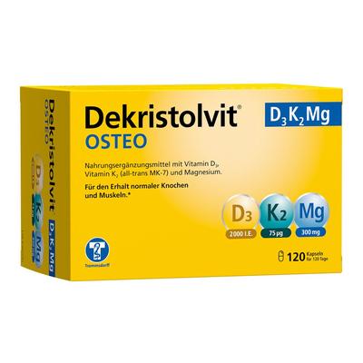 Dekristolvit Osteo D3K2Mg Kapseln 120 St