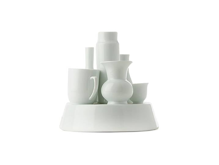 Handgefertigte Design Vase „Hong Kong“ Weiss Pols Potten