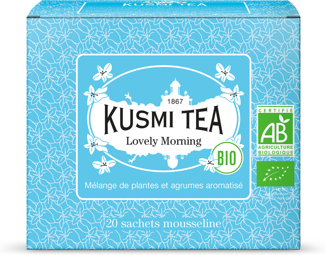 Lovely Morning bio - Grüner tee Mate, zitrone, bio - Kusmi Tea