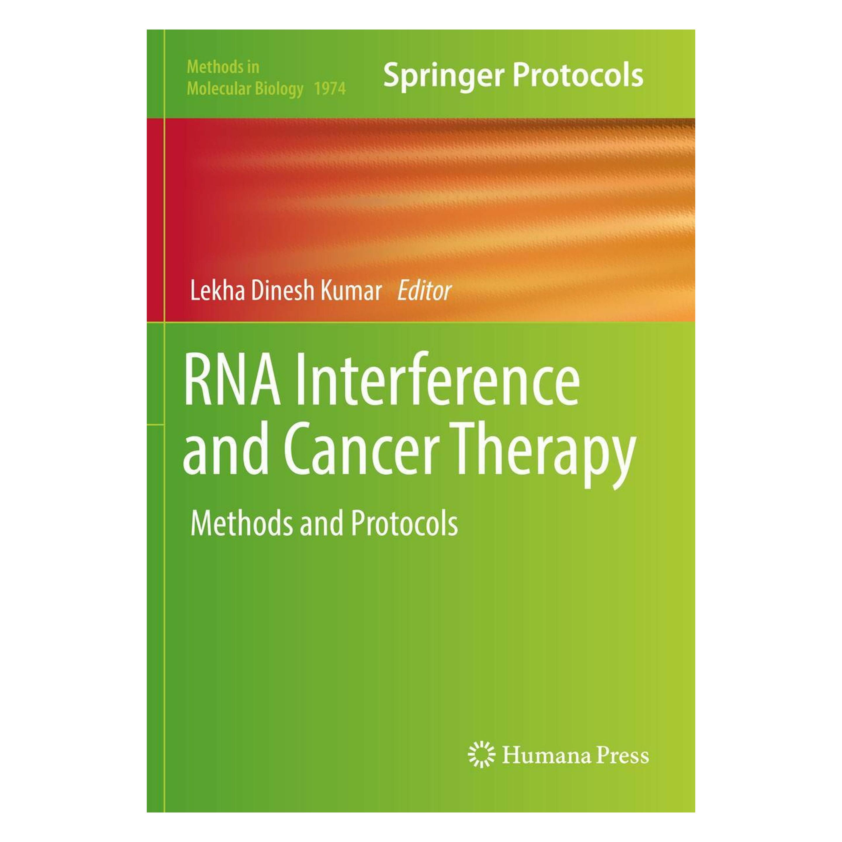 Springer RNA Interference and Cancer Therapy (Englisch, Softcover, Lekha Dinesh Kumar) (56152884)