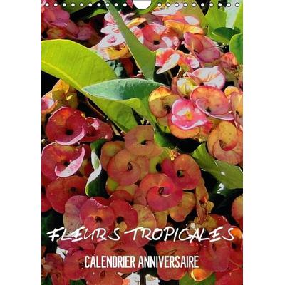 Blank, R: Fleurs tropicales / calendrier anniversaire (Calen