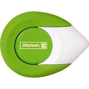 Brunnen Radiergummi 2 in 1 Colour Code, kiwi, für Blei- und Buntstifte, grün/weiß, Kunststoff