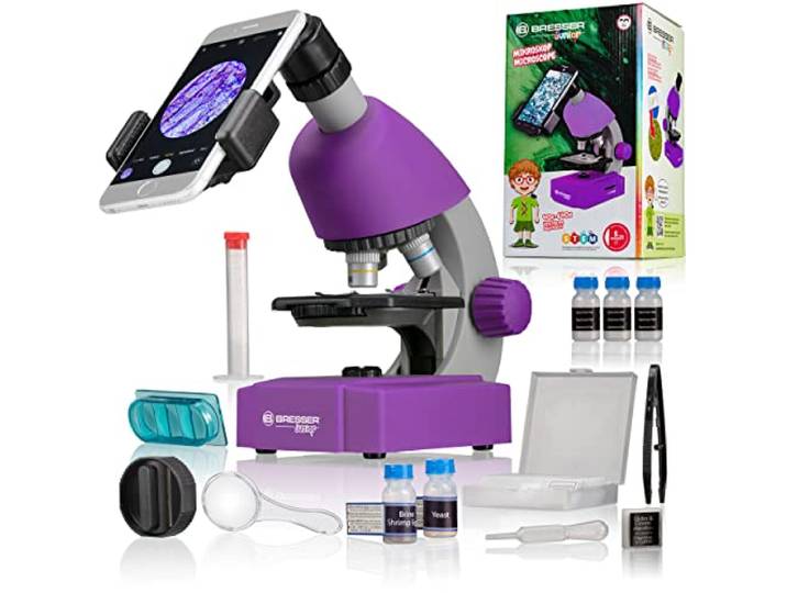 Bresser Junior Microscoop 40-640x - Violet