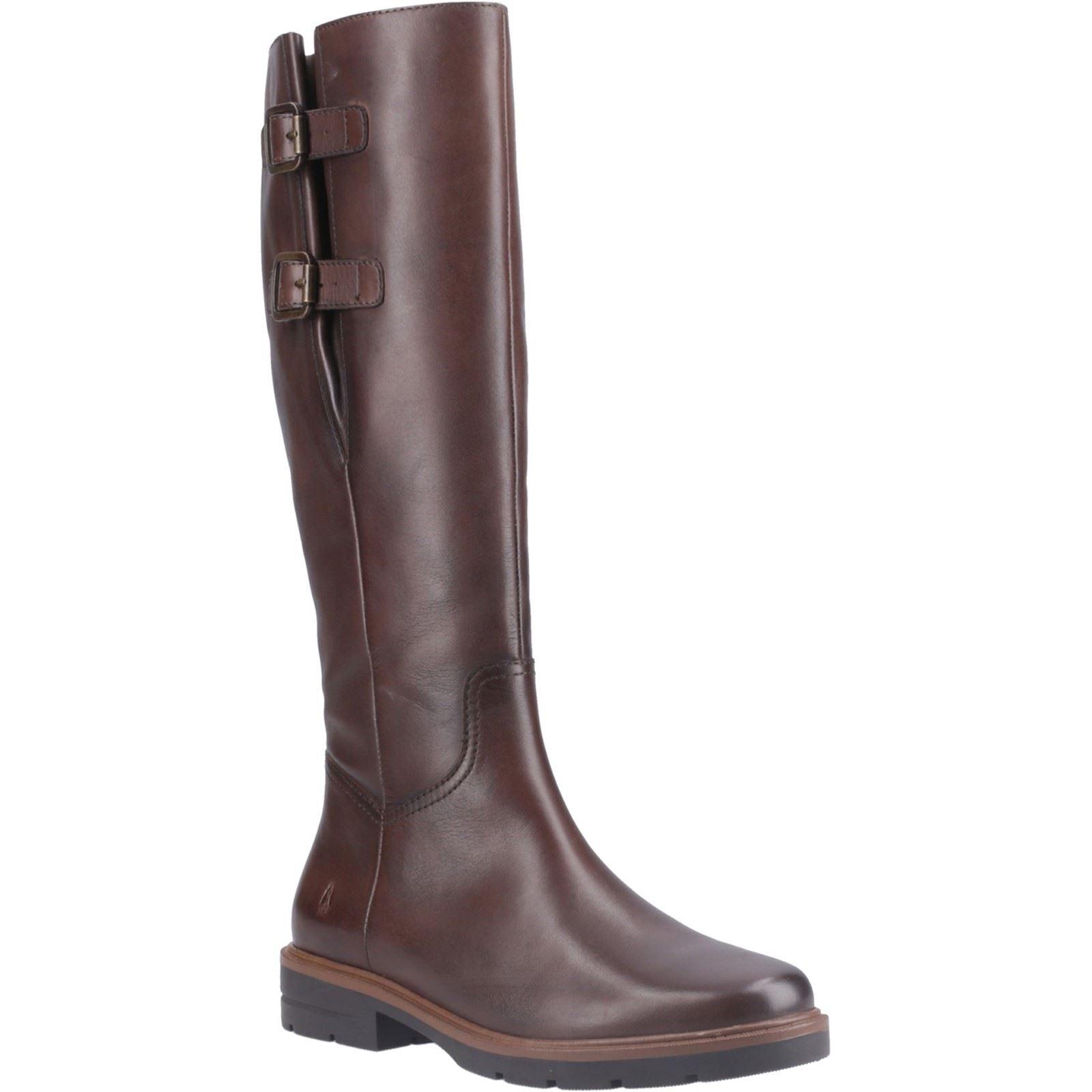 Hush Puppies Tallulah Leder Frauen Braun Stiefel